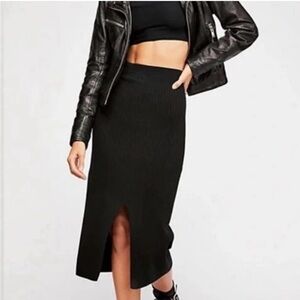 FREE PEOPLE Skyline Midi Skirt